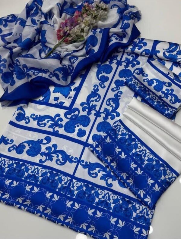 Floral Silk Digital Print 3Pc
