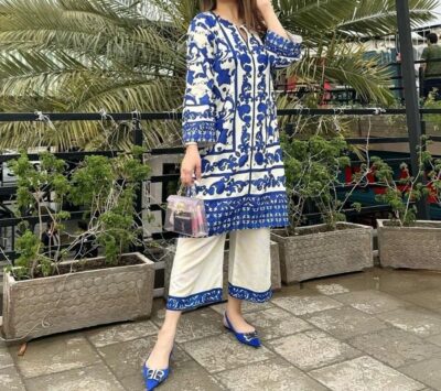 Floral Silk Digital Print 3Pc