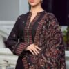 Heavy Embroidered Dhanak 3pc with Fully Embroidered Shawl