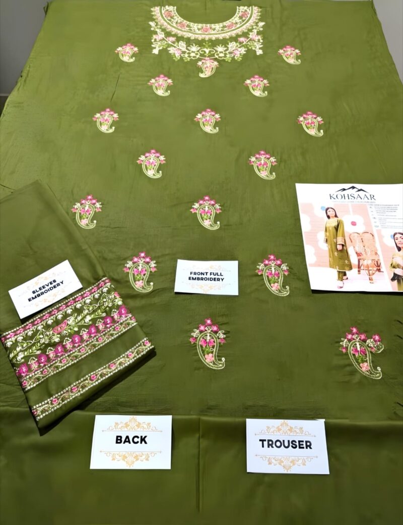 Hina-Embroidered Lawn 2pc