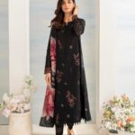 Iznik-Embroidery Dhanak 3pc Suit