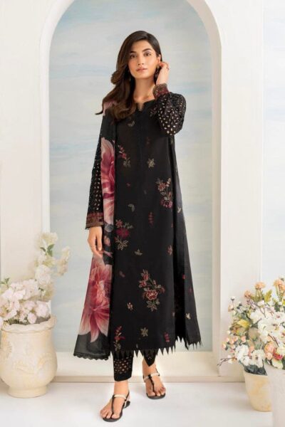 Iznik-Embroidery Dhanak 3pc Suit