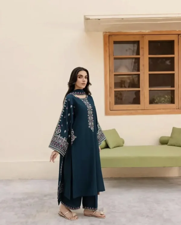Lawn 2pc Embroidered Dress