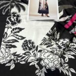 Lulusar- White Digital Printed Silk