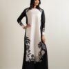 Lulusar- White Digital Printed Silk