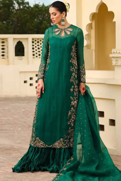 Maria B-Chiffon Partywear 3pc