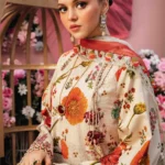 Maria B-Lawn Embroidered 3pc Suit