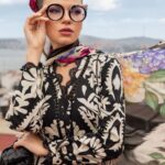 Maria B- Printed Lawn with Embroidered Patches