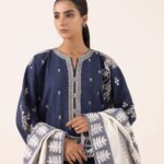 Sapphire-Embroidered 3pc Dhanak Dress