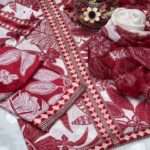 Silk Digital Prited Unstitch 3pc