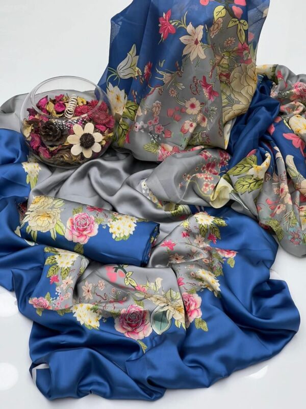 Silk Unstitch Digital Print 3pc