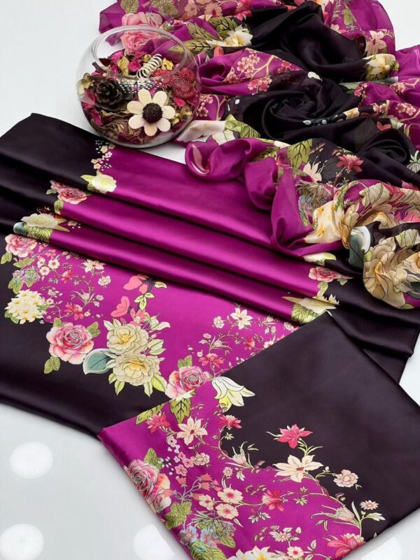 Silk Unstitch Digital Print 3pc