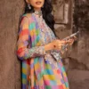 Charizma-Heavy Embroidered Digital Printed Linen 3pc