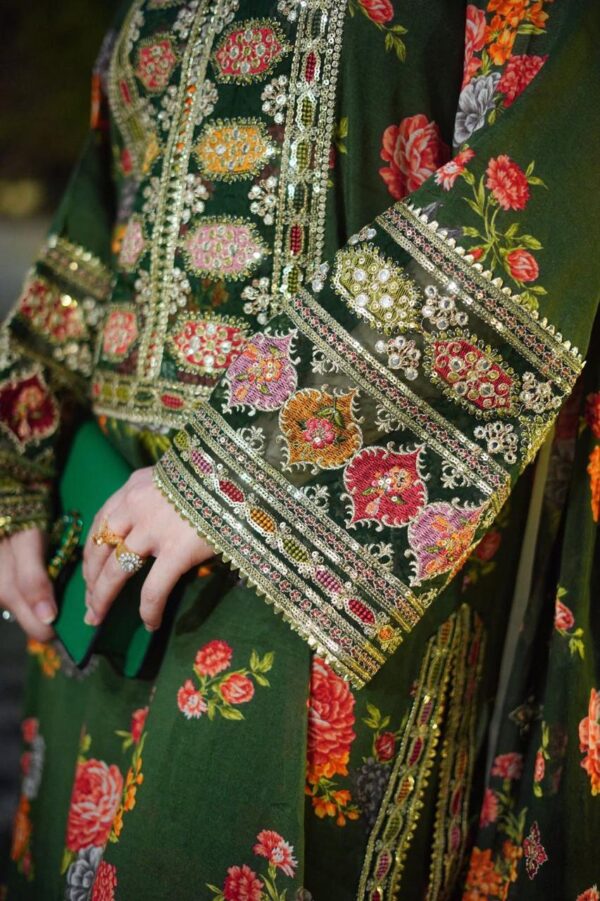 Aneelas-Digital Printed with Embroidered Shamooz Slik