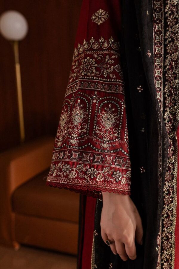 BATIK-3pc Dhanak Sequence Embroidered Suit