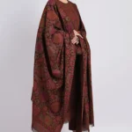 Bareeze-Embroiered Dhanak 3pc with Embroidered Shawl