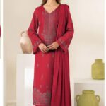 Bareeze-Karandi With Bamber Fancy Ready To Wear Dupatta
