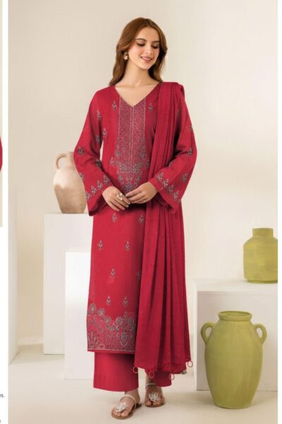 Bareeze-Karandi With Bamber Fancy Ready To Wear Dupatta