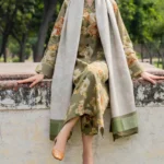 Baroque-3pc Printed Khaddar Suit