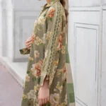 Baroque-3pc Printed Khaddar Suit