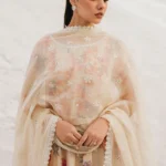 Baroque-Luxury Linen With Patches 3pc Dress