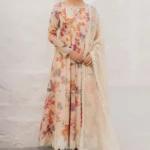 Baroque-Luxury Linen With Patches 3pc Dress