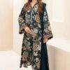 Baroque-Printed Khaddar 3pc Dress