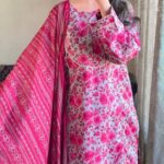 Bin Saeed-Khaddar 3pc Printed Suit (006)