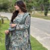 Bin Saeed-Khaddar 3pc Printed Suit (007)