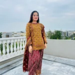Bin Saeed-Khaddar 3pc Printed Suit (008)