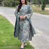 Bin Saeed-Khaddar 3pc Printed Suit (007)