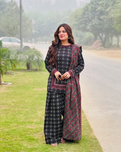 Bin Saeed-Khaddar 3pc Printed Suit (4)