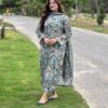 Bin Saeed-Khaddar 3pc Printed Suit (007)