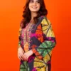 Digital Printed 3pc Swiss Lawn with Digital Printed Silk Dupatta