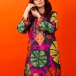 Digital Printed 3pc Swiss Lawn with Digital Printed Silk Dupatta