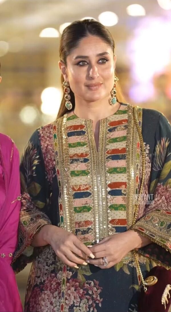 Sabyasachi-Pure Silk With 4 side Lace Silk Dupatta