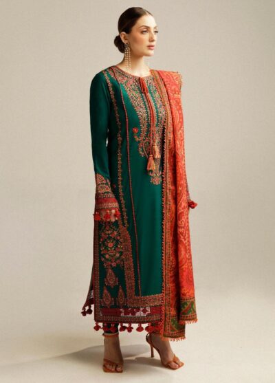 Hussain Rehar-3pc Casual Winter Collection