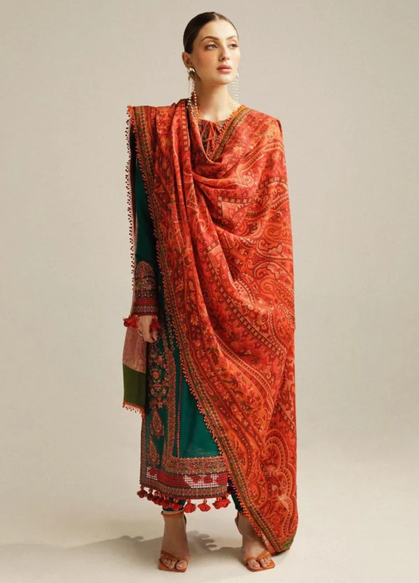 Hussain Rehar-3pc Casual Winter Collection