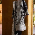 Hussain Rehar-Dhanak Embroidered 3pc with Printed Dupatta