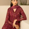 Iznik-Linen Digital Printed 3pc with Embroidery Patches