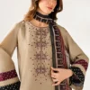 Jazmin-Dhanak Embroidered 3pc with Pashmina Shawl