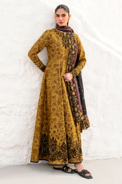 Jazmin-Linen All Over Printed 3pc