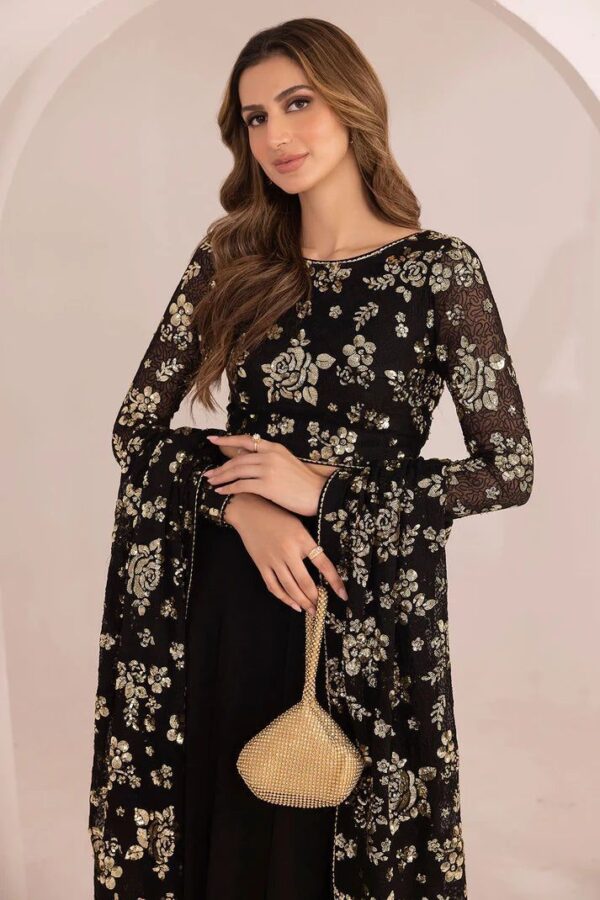 Jazmin-Luxury Chiffon Embroidered Saree