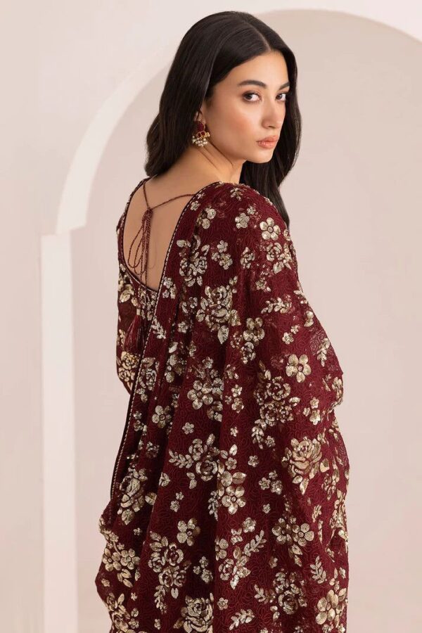 Jazmin-Luxury Chiffon Embroidered Saree