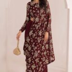 Jazmin-Luxury Chiffon Embroidered Saree