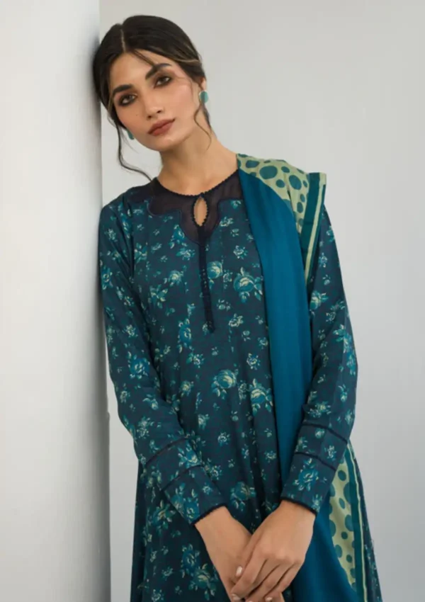 Jazmin-digital Printed Khaddar 3pc Winter Dress