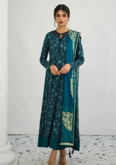 Jazmin-digital Printed Khaddar 3pc Winter Dress