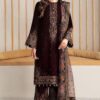 Jazmine-Velvet Embroidered Party Wear 3pc