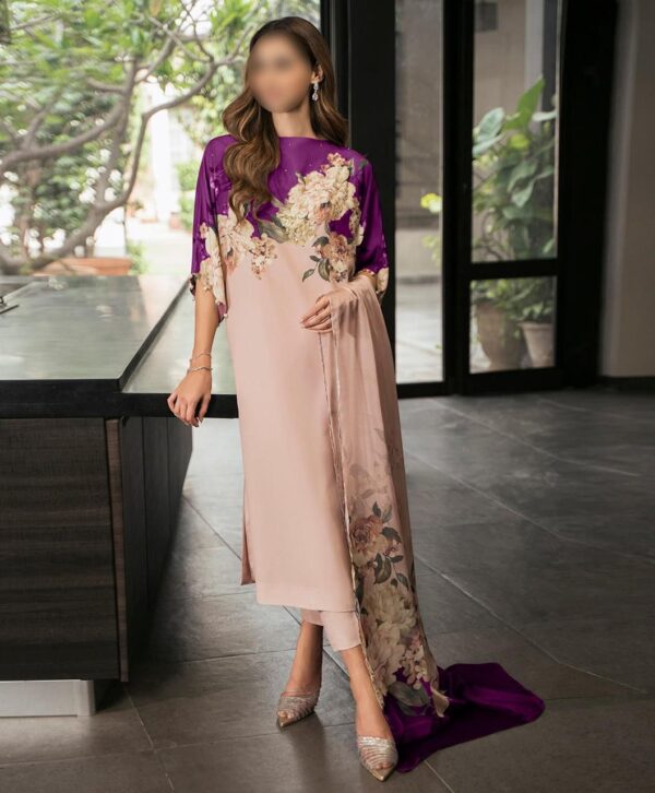 Shamooz Silk Digital Printed 3pc Collection