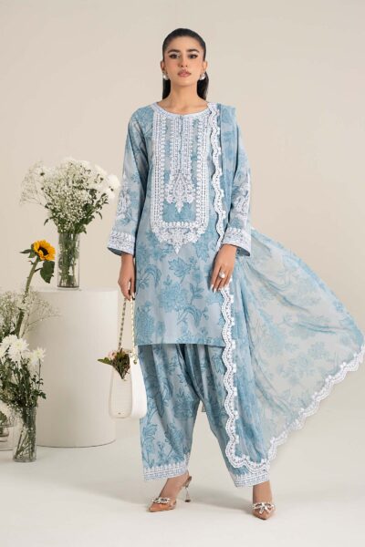 Maria B-Diamond Linen 3pc-Linen Collection